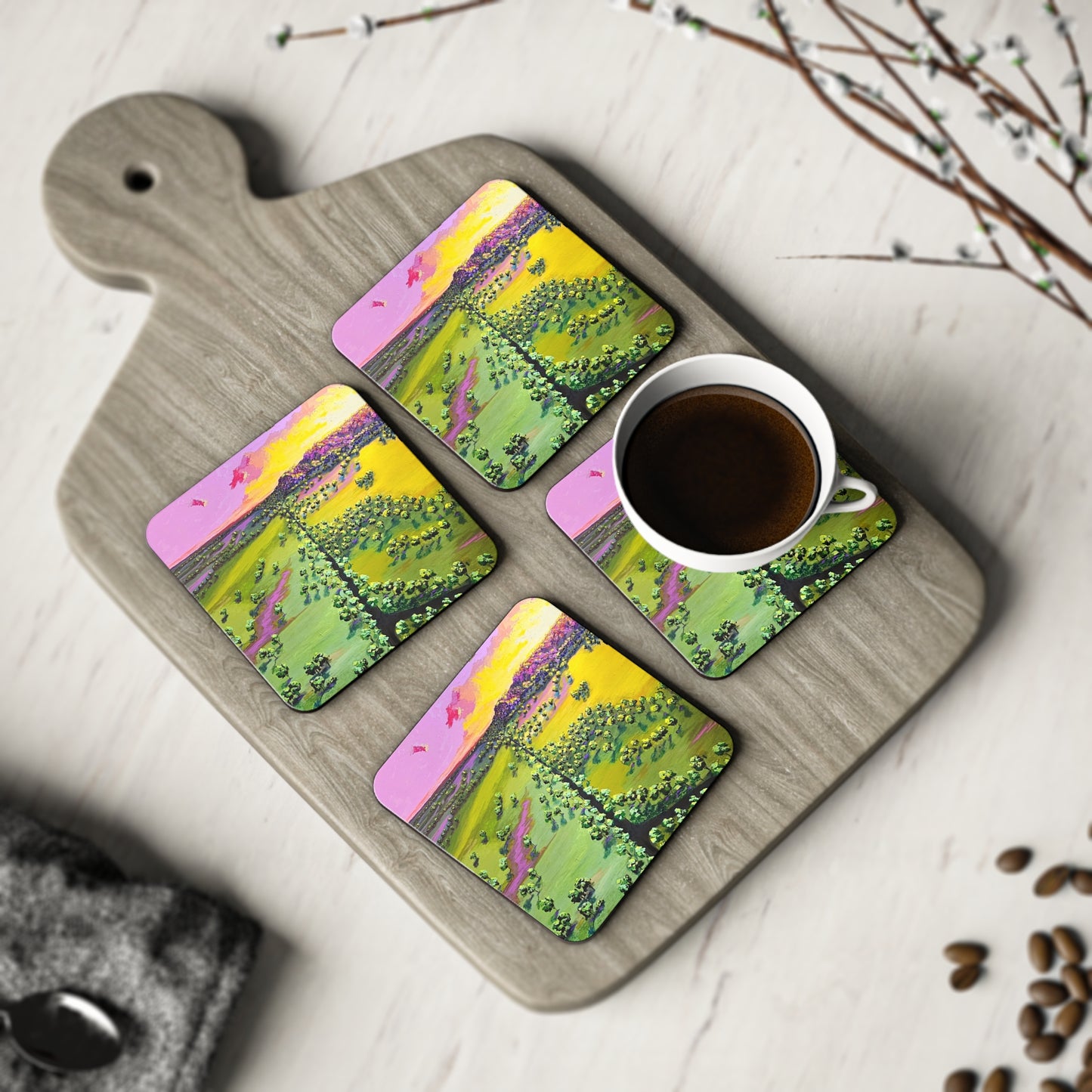 "Going Home" Coasters By Nicole Blake