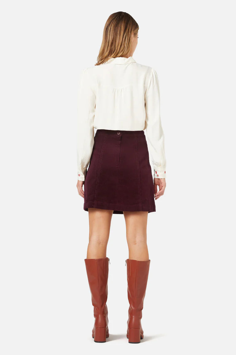 Lila Embroidered Blouse