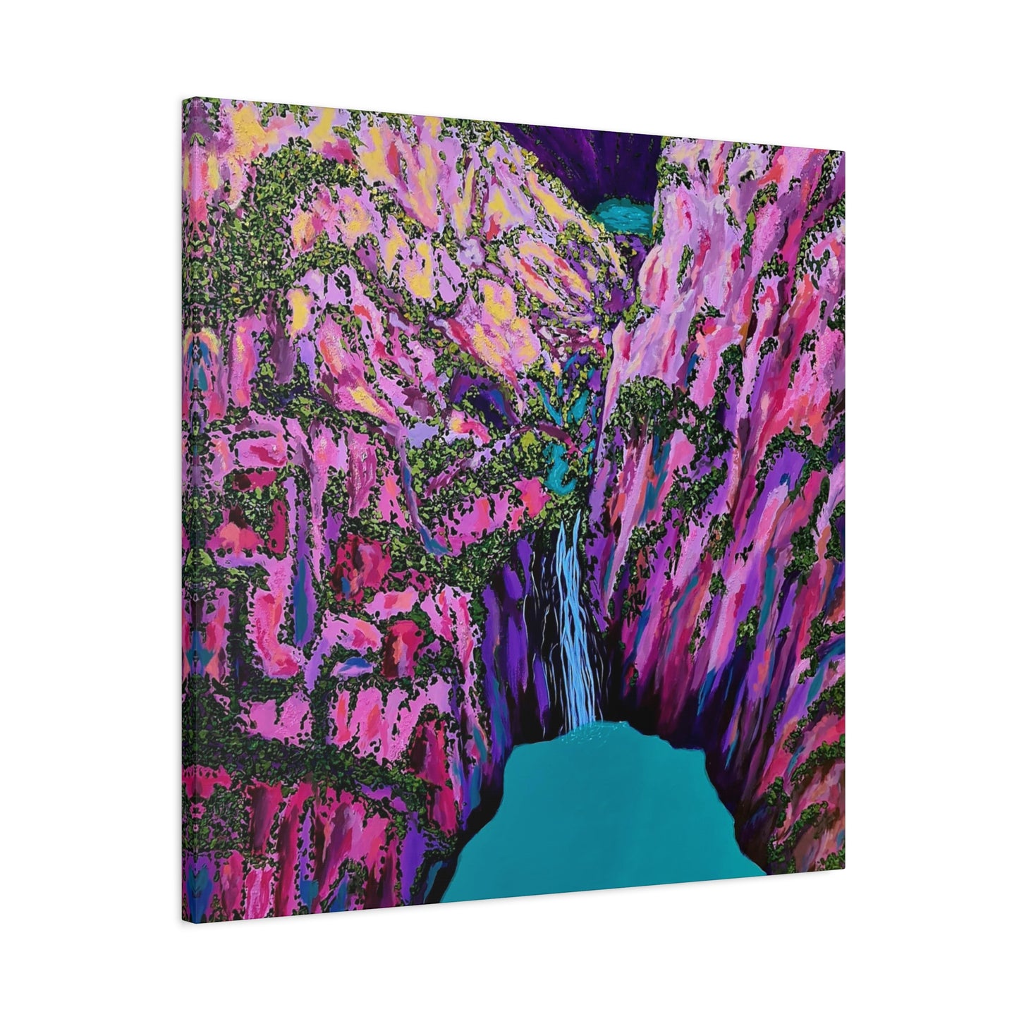 "Aerial Lower Falls" Canvas Print