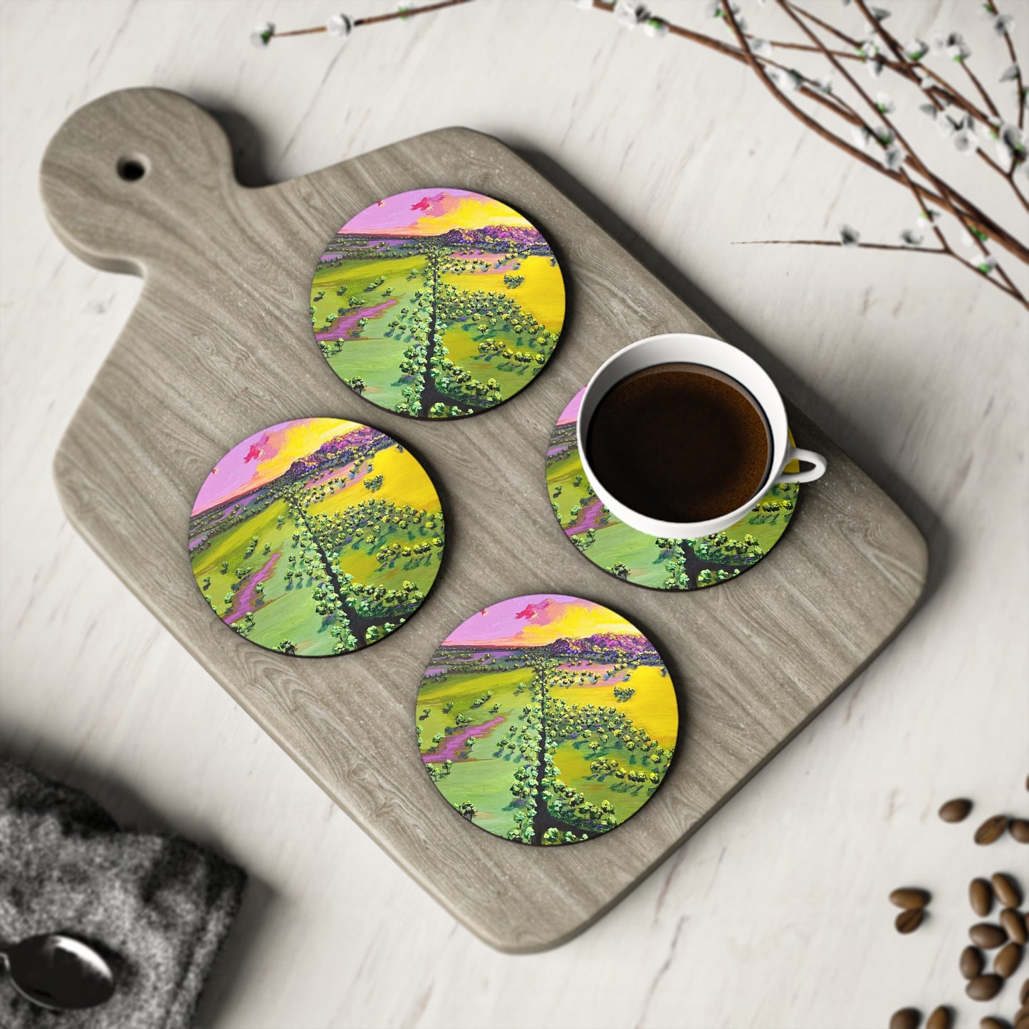 "Going Home" Coasters By Nicole Blake