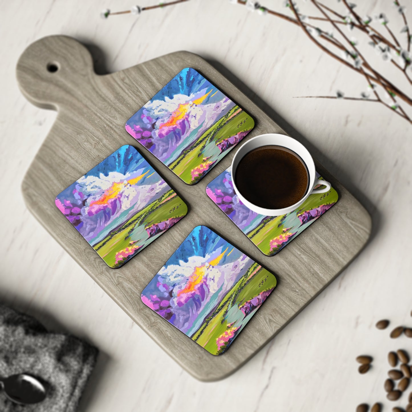 "Bring Me To Life" Coasters By Nicole Blake