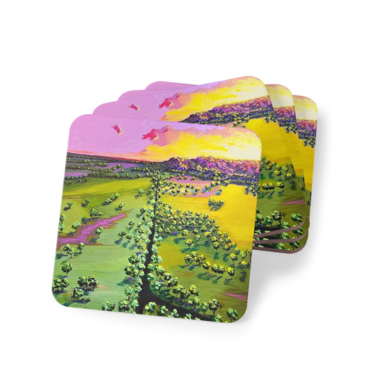 "Going Home" Coasters By Nicole Blake