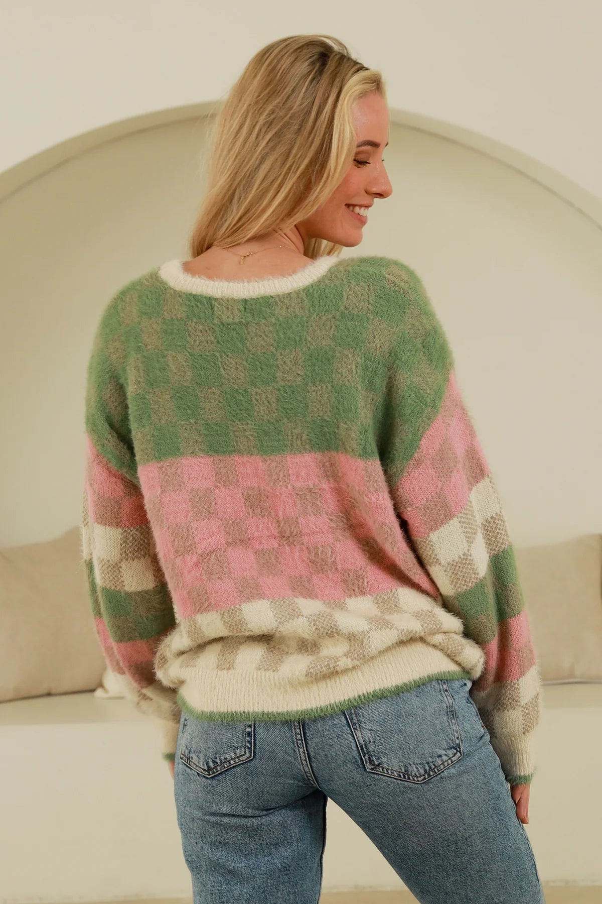 Check Knit - Ava + Mia