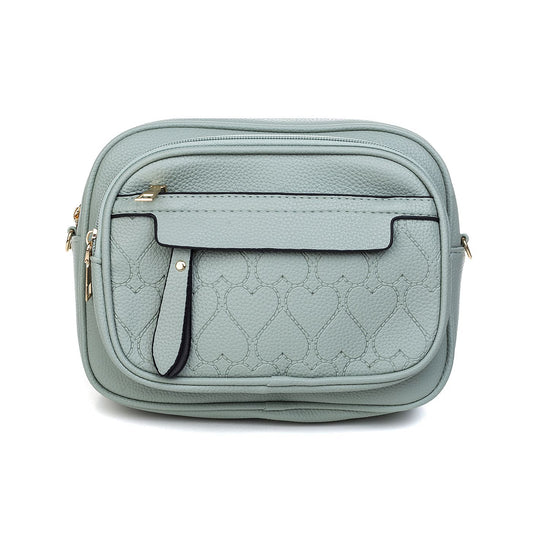 Blue Heart Crossbody Bag