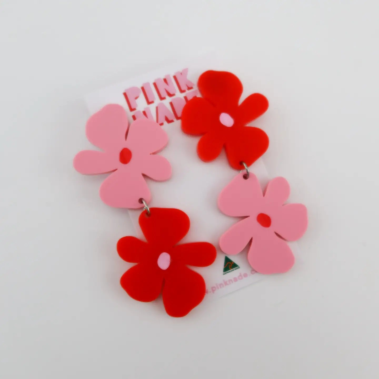 Chantelle Dangle Pink/Red