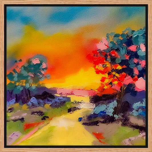 "Follow Me" Framed Print