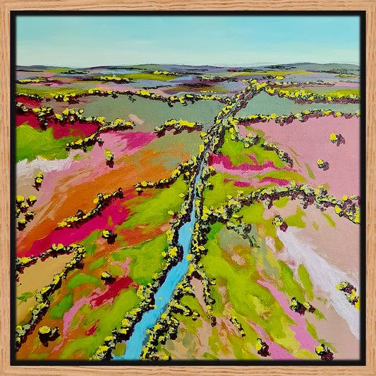 "Follow The River" Framed Print