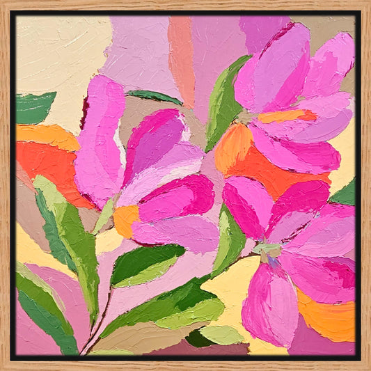 "Wild in Pink" Framed Print