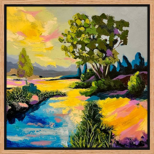 "Cover Me In Sunshine" Framed Print