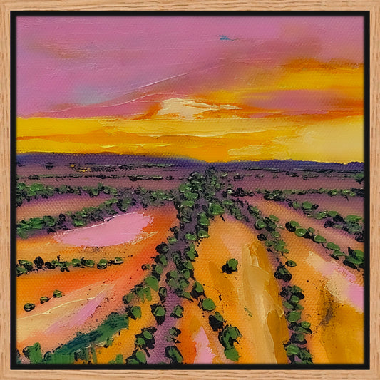 "Into The Glow" Framed Print