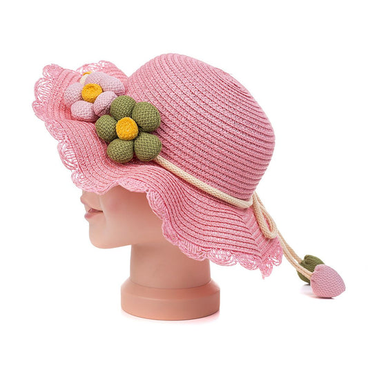 Charlotte Flower Sun Hat - Kids
