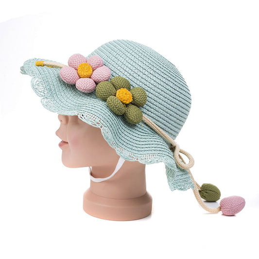Sophia Flower Sun Hat - Kids
