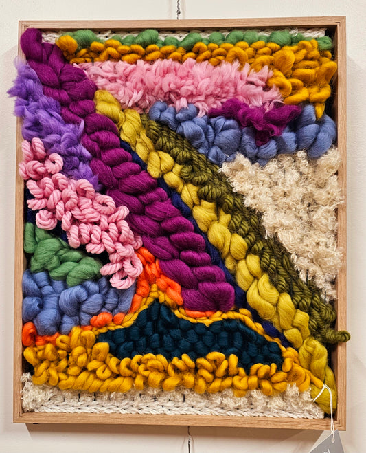 30% off "A Riot of Colour" Hand Woven Wall Art