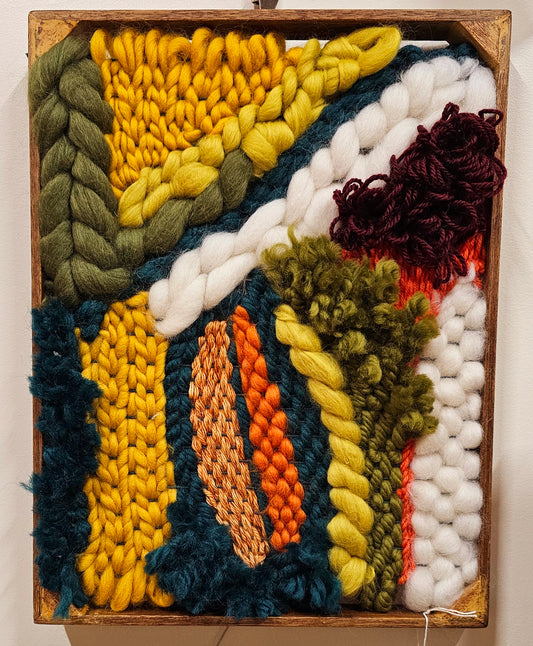 30% off "Autumn Colours" Hand Woven Wall Art