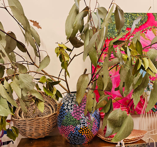 Arabella Vase - Hand Painted by Nicole Blake