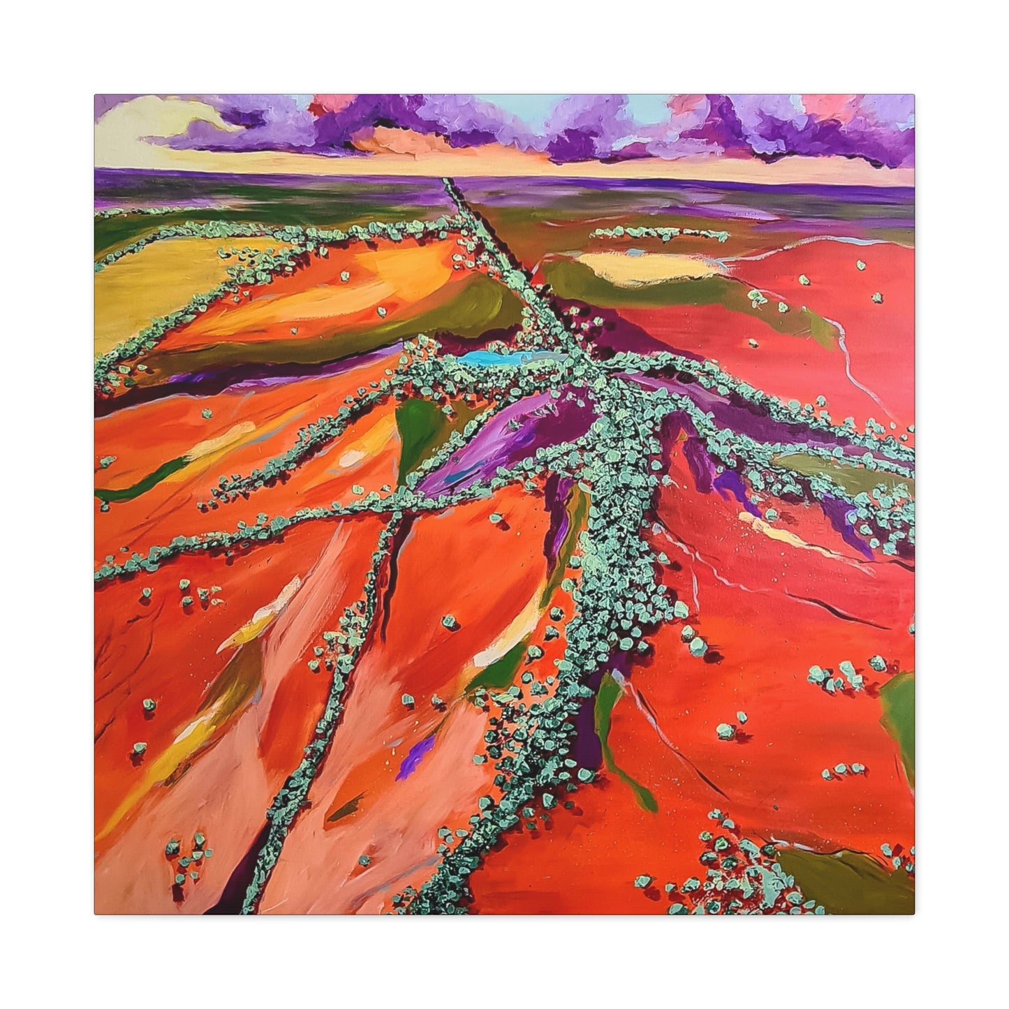 "Red Earth" Canvas Print