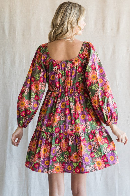 Isla Floral Print Dress