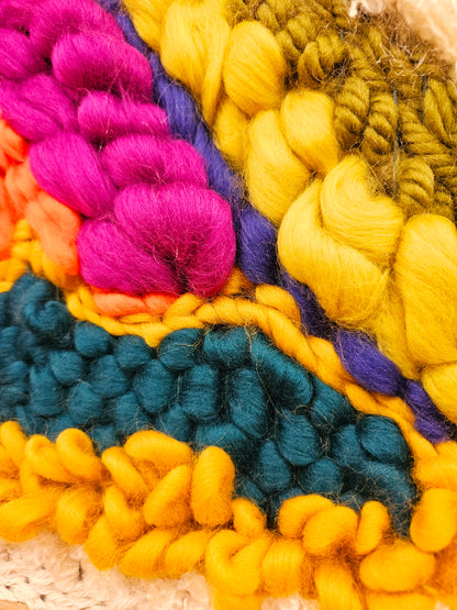 30% off "A Riot of Colour" Hand Woven Wall Art