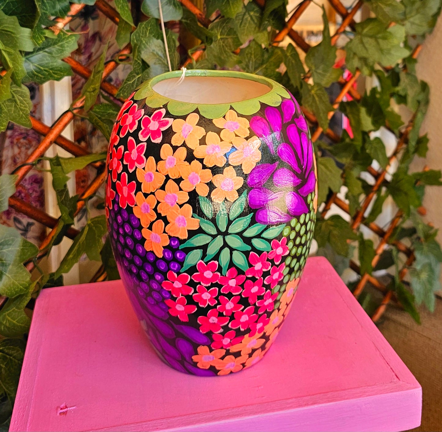 Handpainted Vase