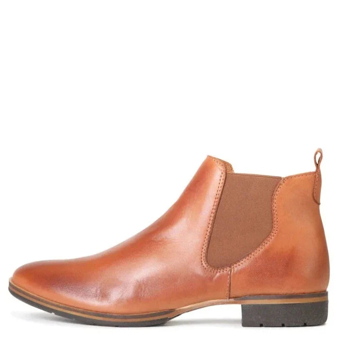 Gala Brandy Leather Boot