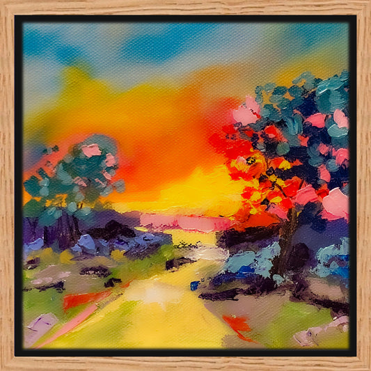 "Follow Me" Framed Print