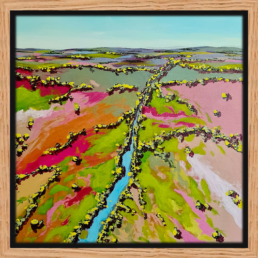 "Follow The River" Framed Print