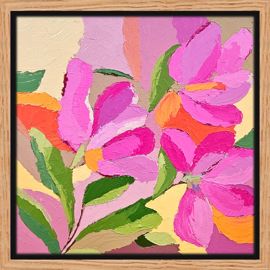"Wild in Pink" Framed Print