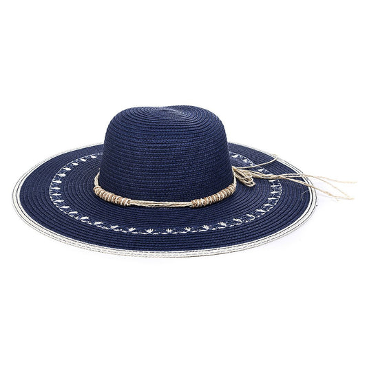 Allegra Navy Sun Hat