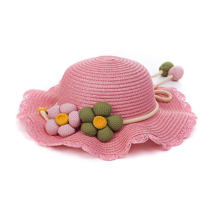 Charlotte Flower Sun Hat - Kids