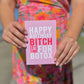 Botox - Pink & Red Birthday Greeting Card