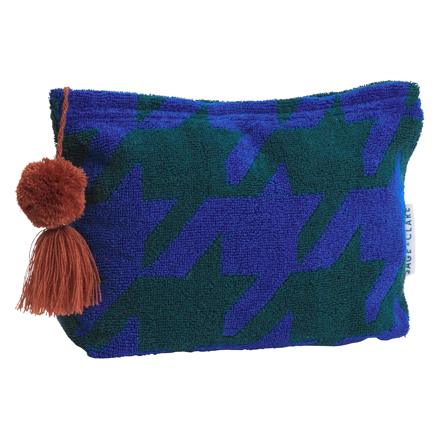 VINITA TERRY POUCH - LAPIS